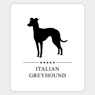 Italian Greyhound Black Silhouette Magnet